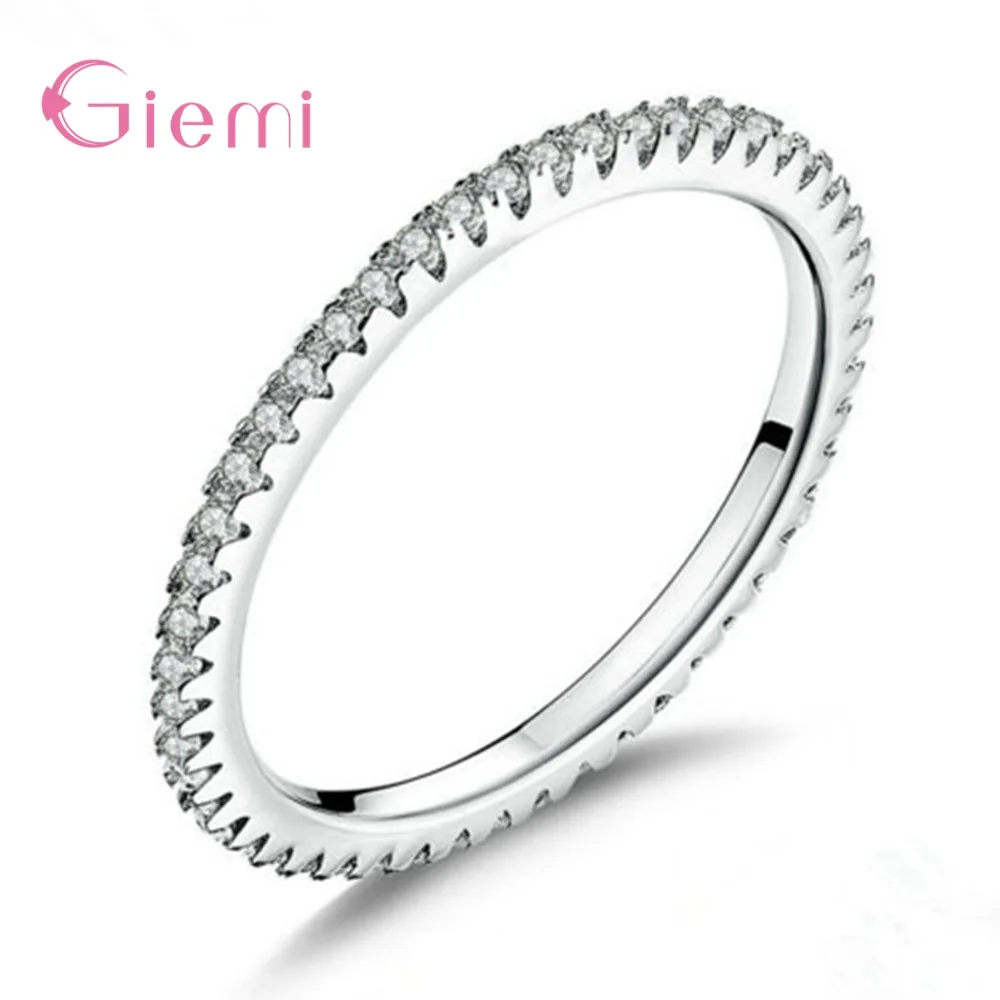 

Сверкающие милые корейские стильные круглые кольца для женщин, новейший дизайн, серебро 925 пробы, свадебные кольца для женщин, модные ювелир...