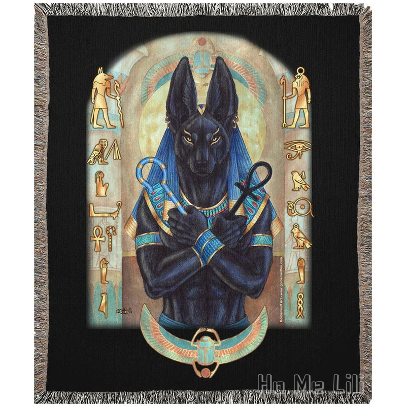 

Мягкое удобное фланелевое одеяло Anubis для дивана, кресла, гостиной, кемпинга, путешествий, всесезонного использования