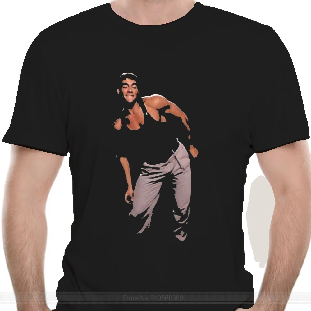 

Funny Kickboxer Movie Jean Claude Van Damme Dance Scene V2 T Shirt fashion t-shirt men cotton brand teeshirt