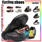 Велосипедная обувь в стиле граффити, профессиональные гоночные кроссовки унисекс, удобные, для горных велосипедов