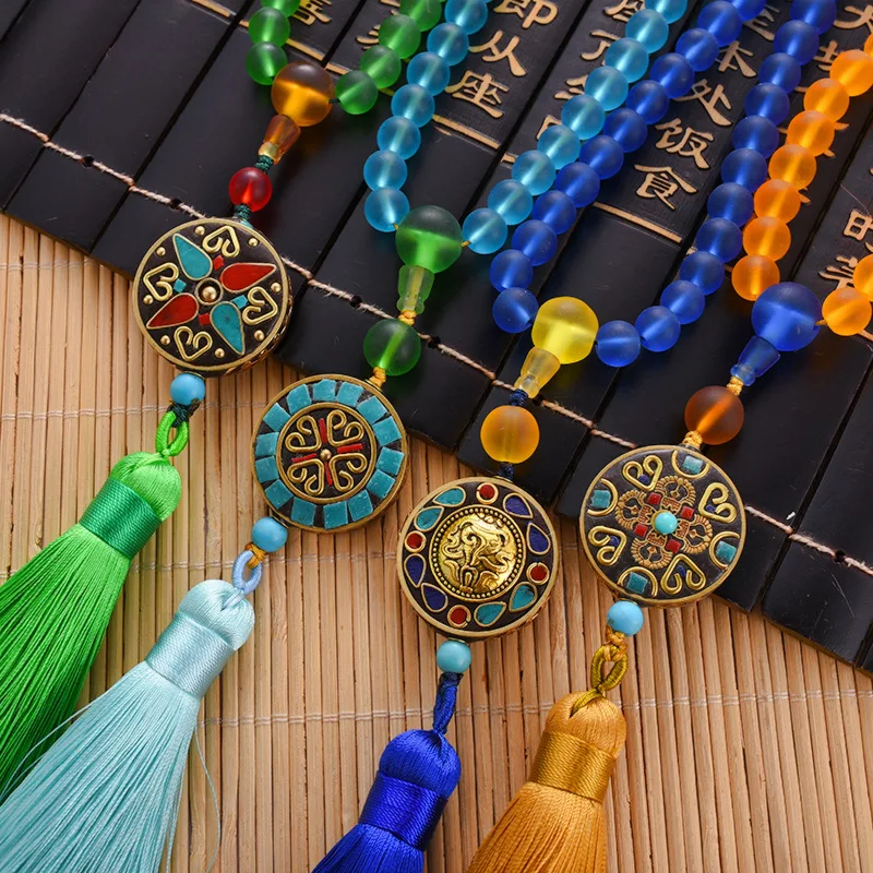 Этнический стиль ожерелье из бисера непальский Медь бусы ручной работы