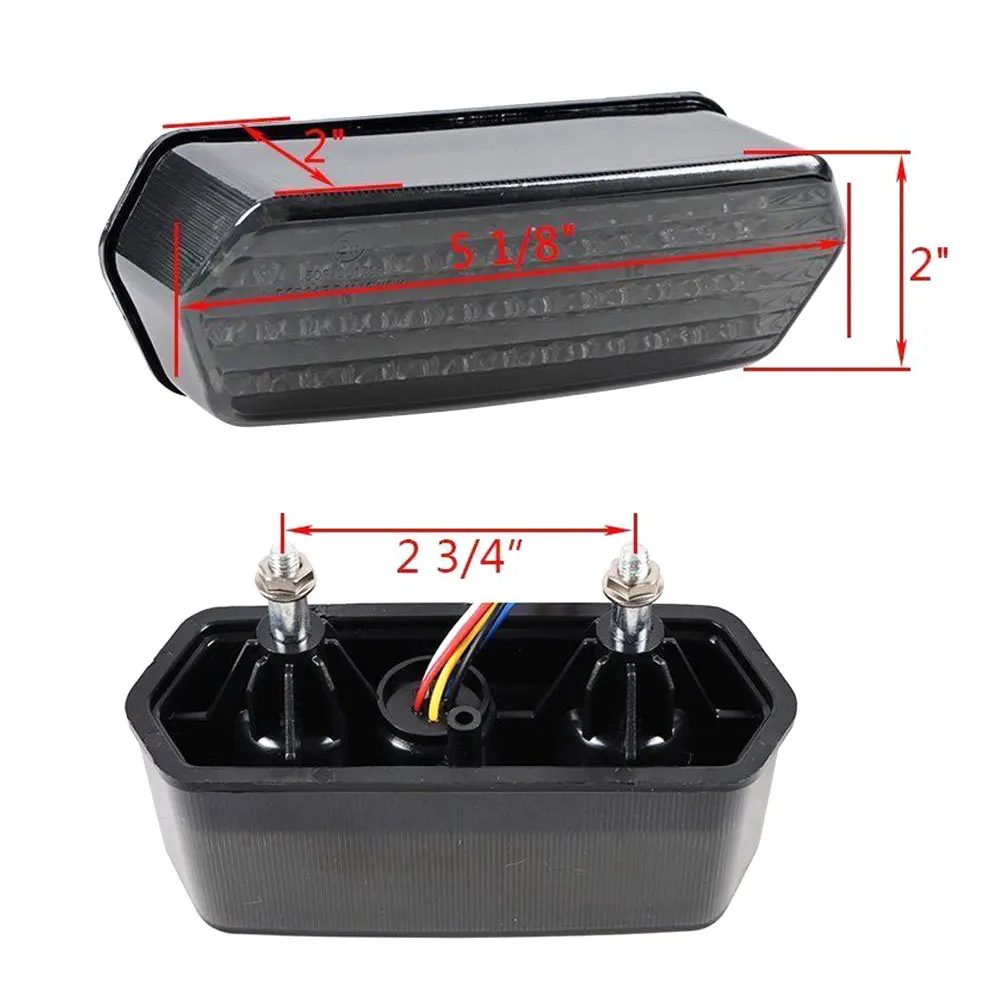 1 шт. задний тормозной светильник Предупреждение ющий сигнальный для мотоцикла MSX