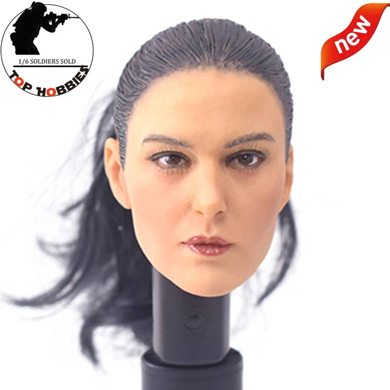 Игрушки и хобби фигурки героев игрушек 1:6 Женская фигурка 1/6 головы Ph прическа