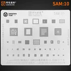 Трафарет AMAOE SAM:10 для SAMSUNG S10 S10 + Note10 G9730 G975 G977 N975 Exynos9820 SM8150, трафарет, Оловянная посадочная сетка