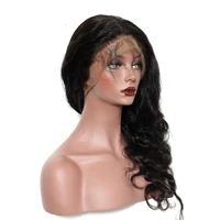 250 density glueless lace front human hair wigs for women brazilian body wave lace front wig black remy venvee hair