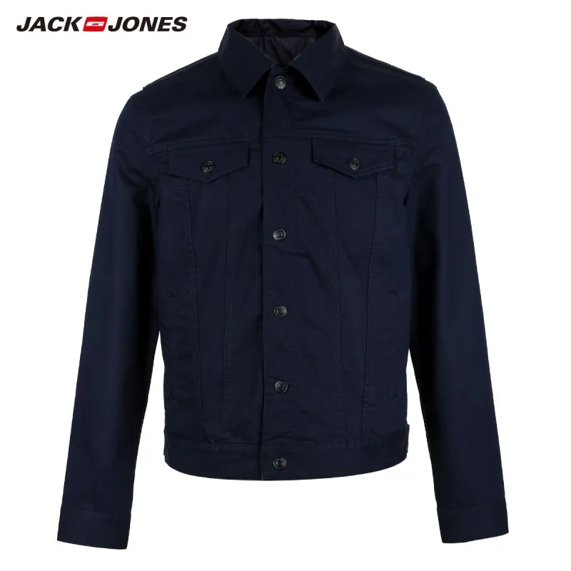 JackJones осень мужская Повседневная джинсовая куртка с длинными рукавами 218357504 |