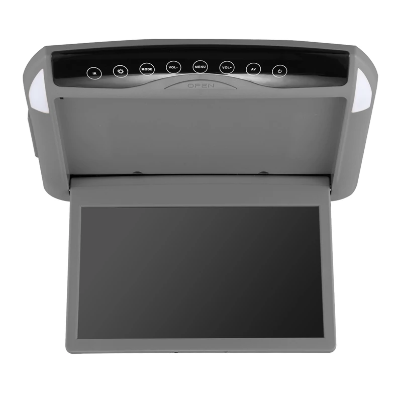 Ультра тонкий 10 1 дюймов крыше автомобиля монитор потолочное крепление флип вниз