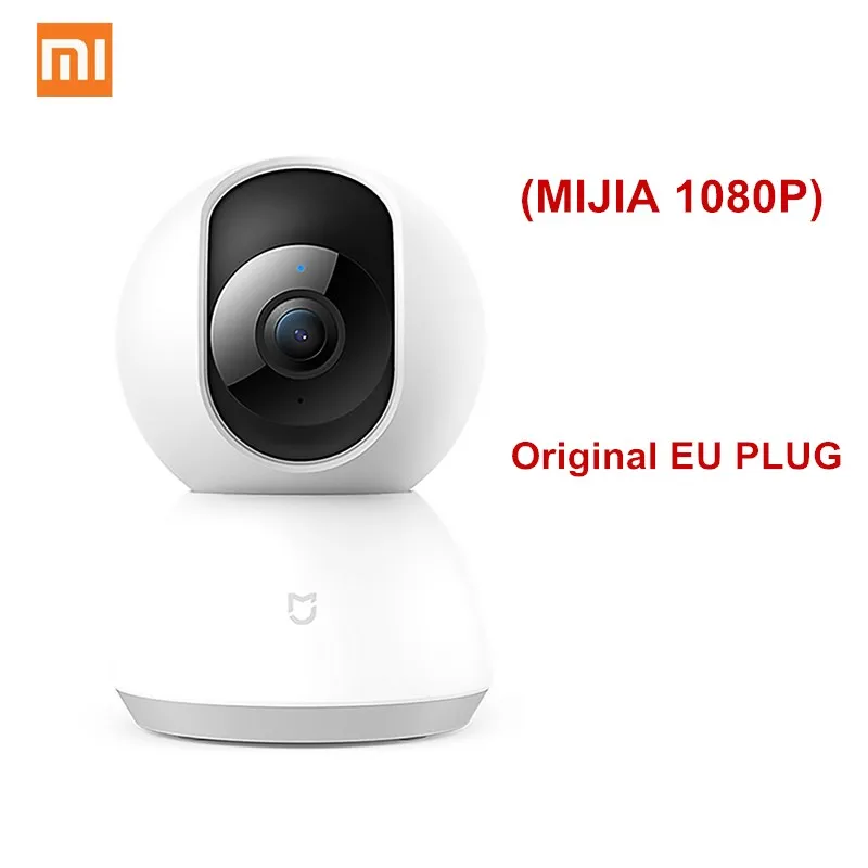 Xiaomi IMI Smart camera HD 1080P ip-камера 360 градусов ночного видения для умного дома с дистанционным управлением камера безопасности - Цвет: Mijia EU Plug