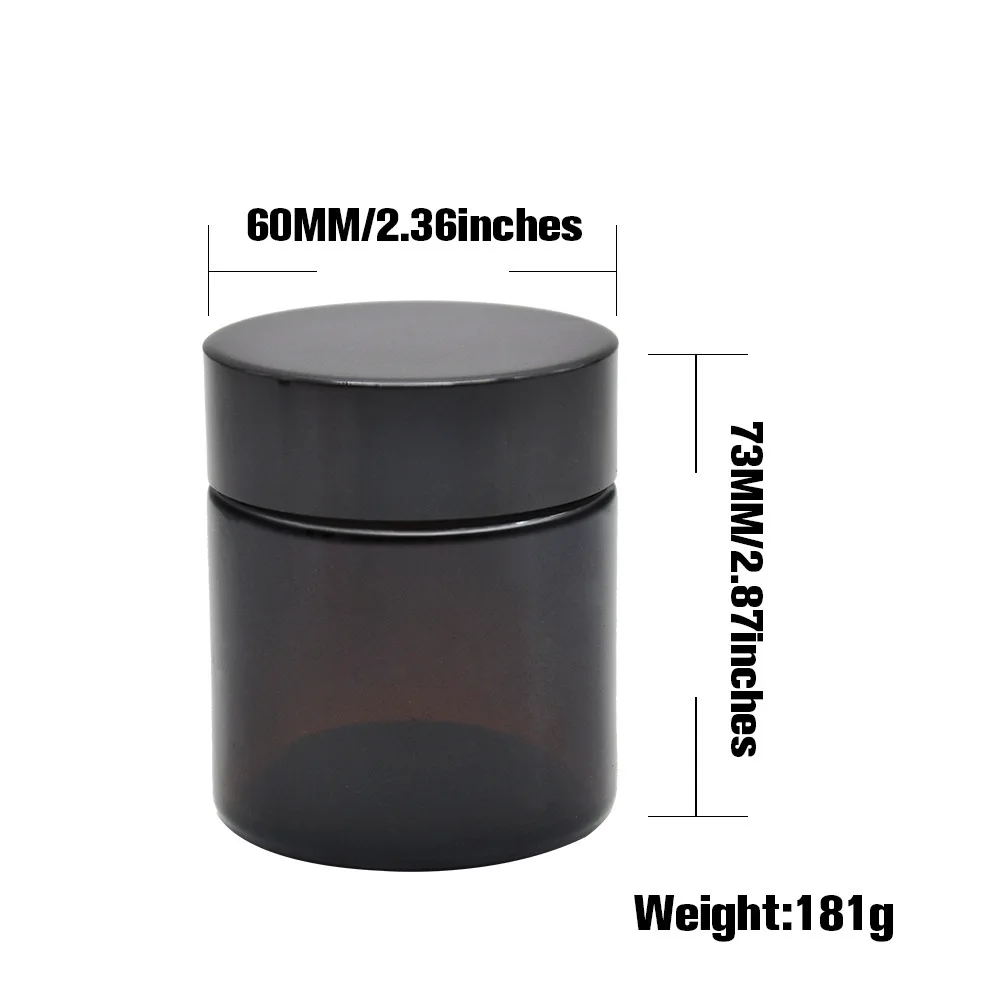 1 шт. герметичный запах стеклянный контейнер для травы бутылка хранения специй