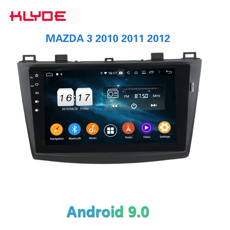 Klyde KD 9035 для Mazda 3 2010 2012 android 9 автомобильный DVD GPS Радио Стерео 16 ГБ 32 64 Гб WIFI