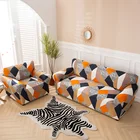 Геометрические эластичные Чехлы для дивана в гостиную, современный угловой L-образный чехол для дивана, чехлы для дивана, защита для стула, чехол для дивана