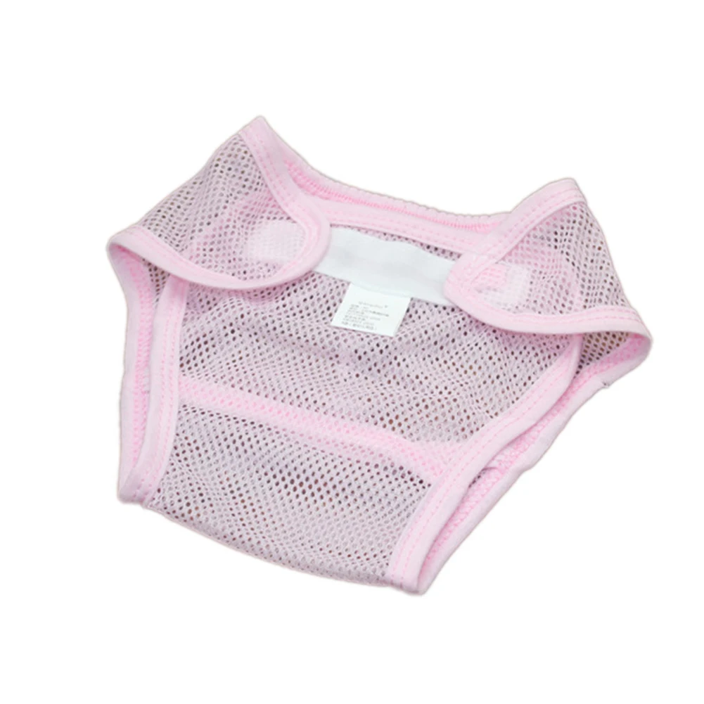 

Magic Tape Breathable Baby Newborn Washable Mesh Diaper Cover Pants Reusable