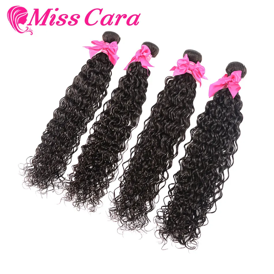 Малазийские волны воды 3 шт. в партии 100% человеческие волосы переплетения пучки