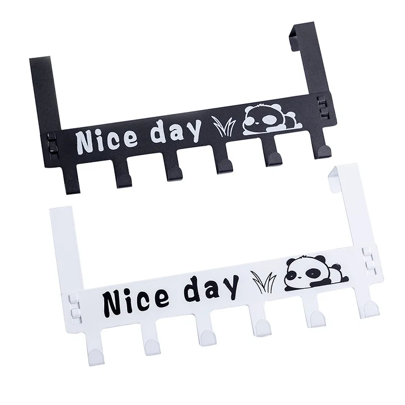 

On The Door of The Carbon Steel Hook Kitchen Room Bathroom Items Do Not Make Holes To Receive Tidy Hooks