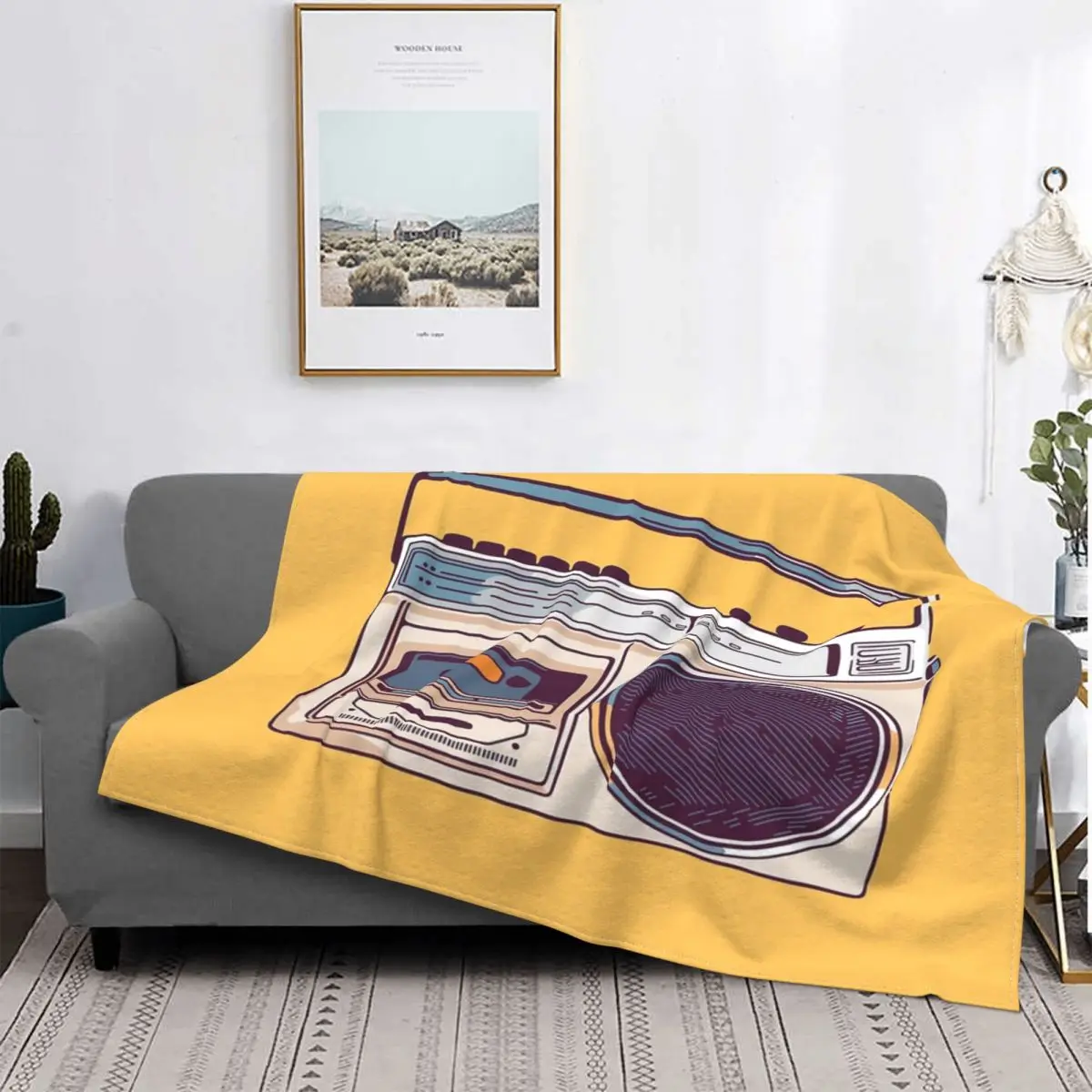 

Manta a cuadros de estilo Retro, cobertor para cama de invierno, de verano