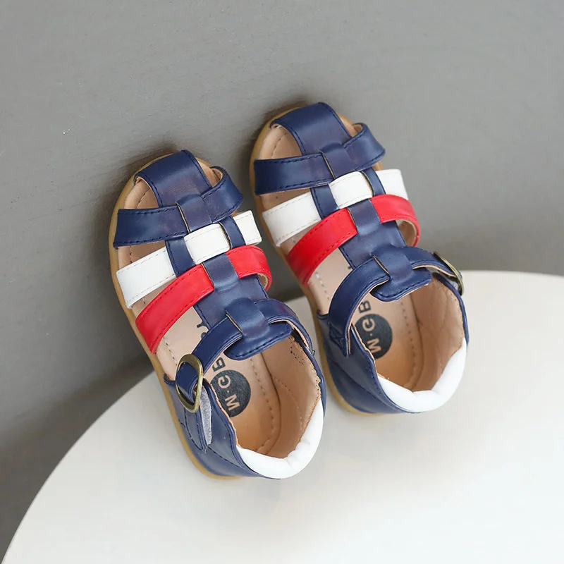 

Summer Children's Children Baotou Sandals For Little Boys Toddler Baby Hollow Beach Hollow Soft Bottom Shoes1 2 3 4 5 6Years Old