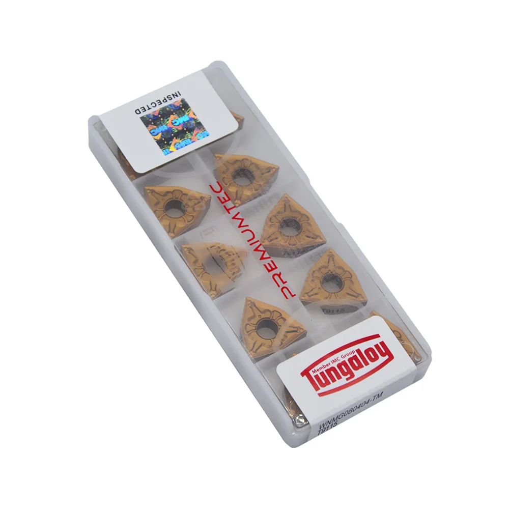 

YZ66 10pcs NEW WNMG080404-TM T9115 CNC Carbide Inserts