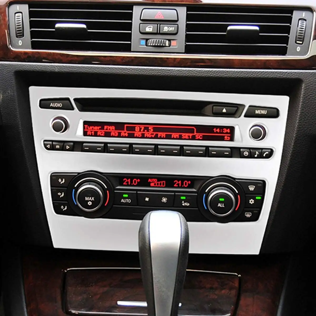 

Для BMW E90 2005-2012 3 серии ABS Матовый кондиционер воздуха с центральным управлением регулировки громкости декоративная рамка аксессуары отделка
