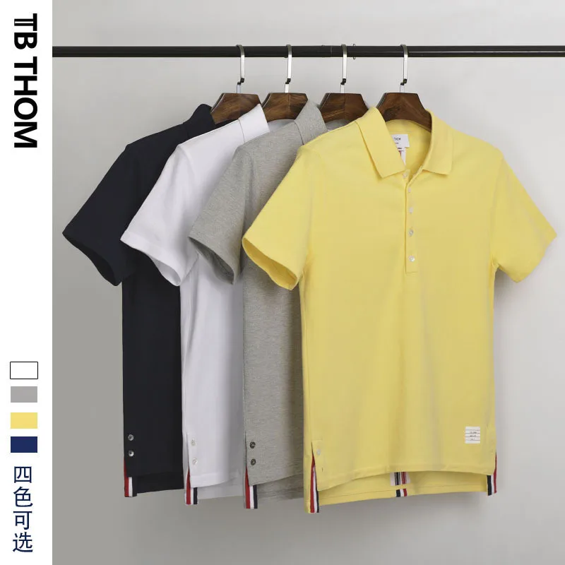 TB поступления 2020 том новые мужские рубашки с коротким рукавом плетеной лентой на