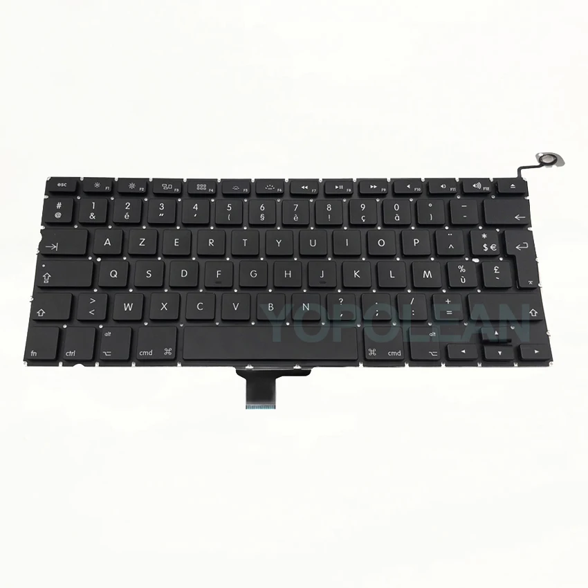Новая Французская клавиатура AZERTY 5 шт./лот для Macbook Pro 13 A1278 с французской