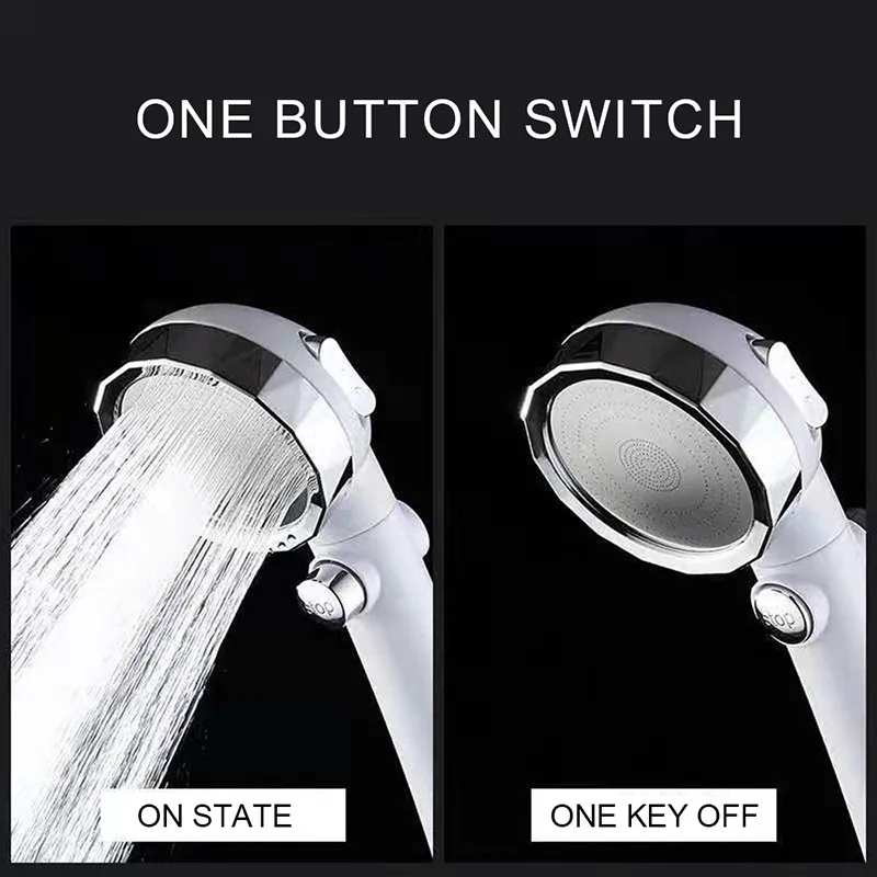 Ручной распылитель для душа 2 режима регулируемый усилитель ручная Лейка бытовая