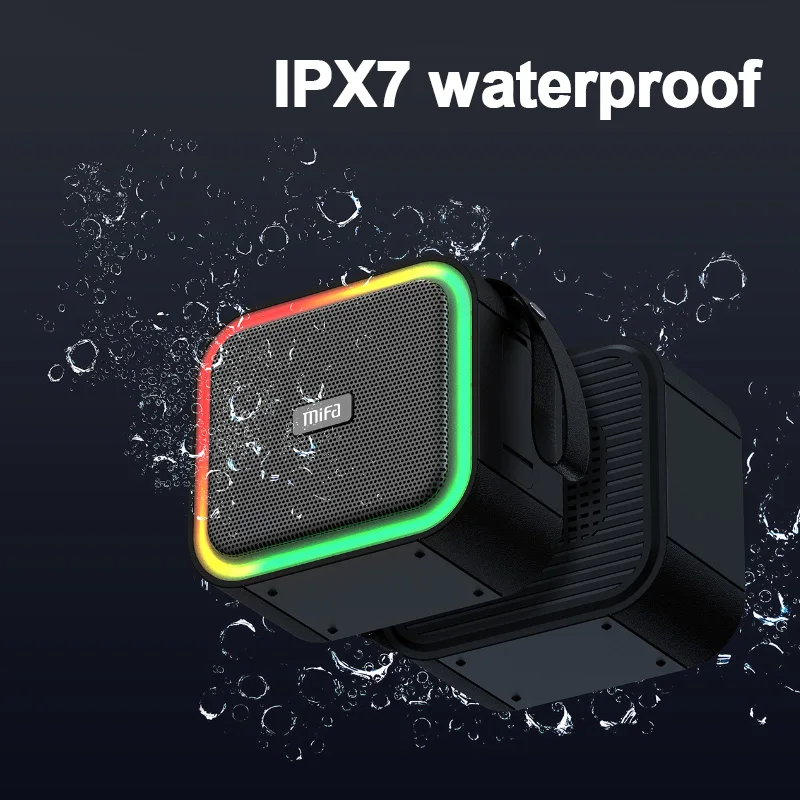 Mifa F50 беспроводной портативный Bluetooth динамик IPX7 водонепроницаемый встроенный