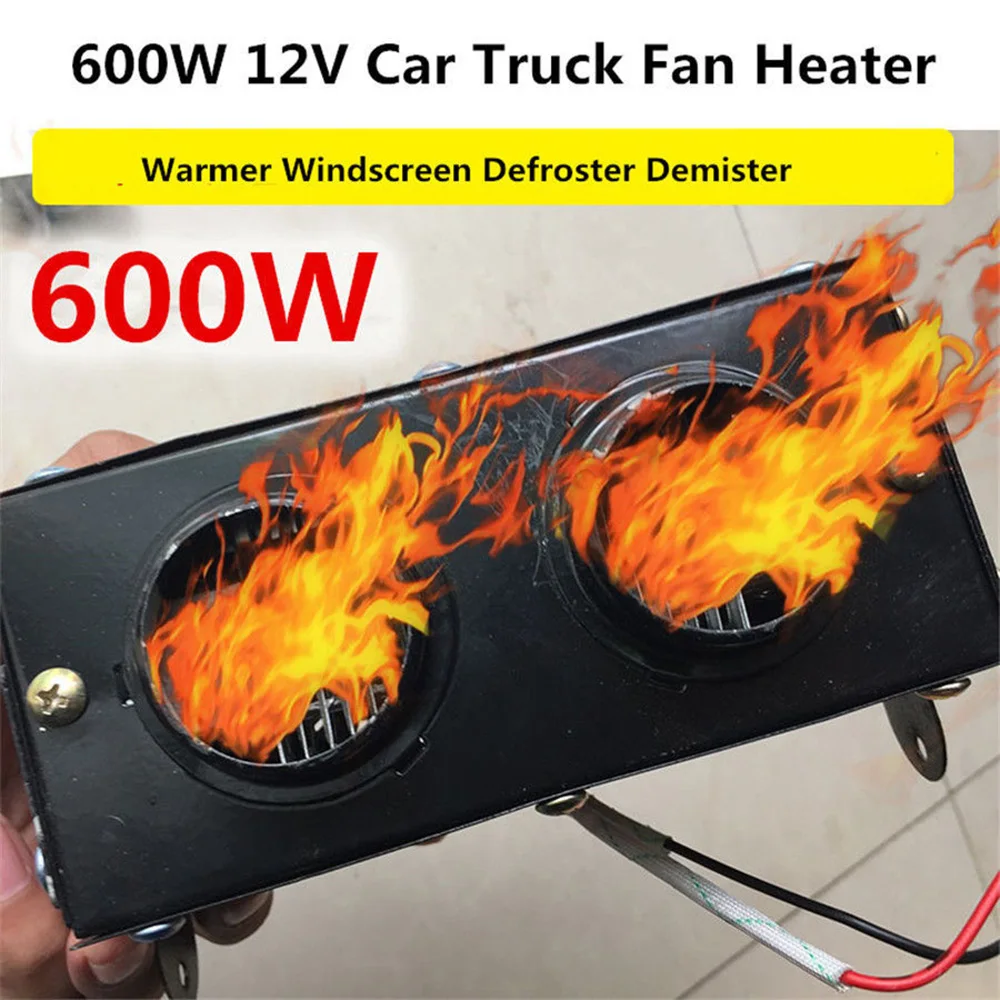 Автомобильный обогреватель вентилятор 12/24 в 600 Вт электрический 2 выхода воздуха
