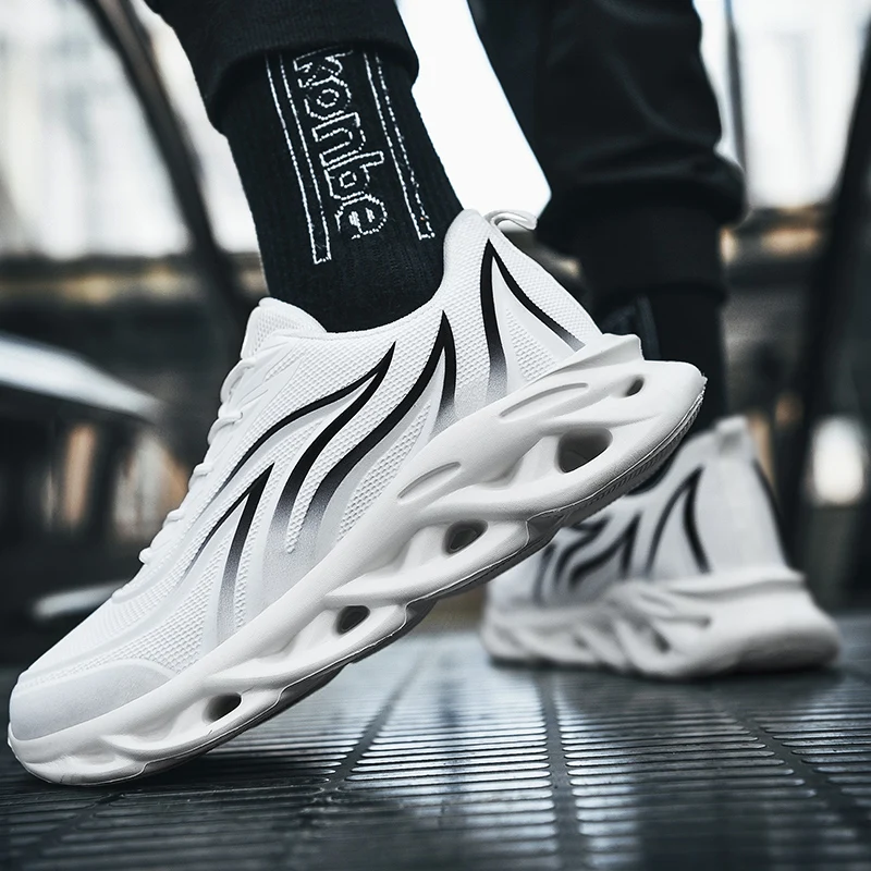 Мужские и женские кроссовки для бега легкие дышащие на открытом воздухе