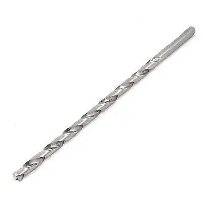 

1pc Silver Tone High Speed Steel 10mm x 300mm Twist Drilling Drill Bit