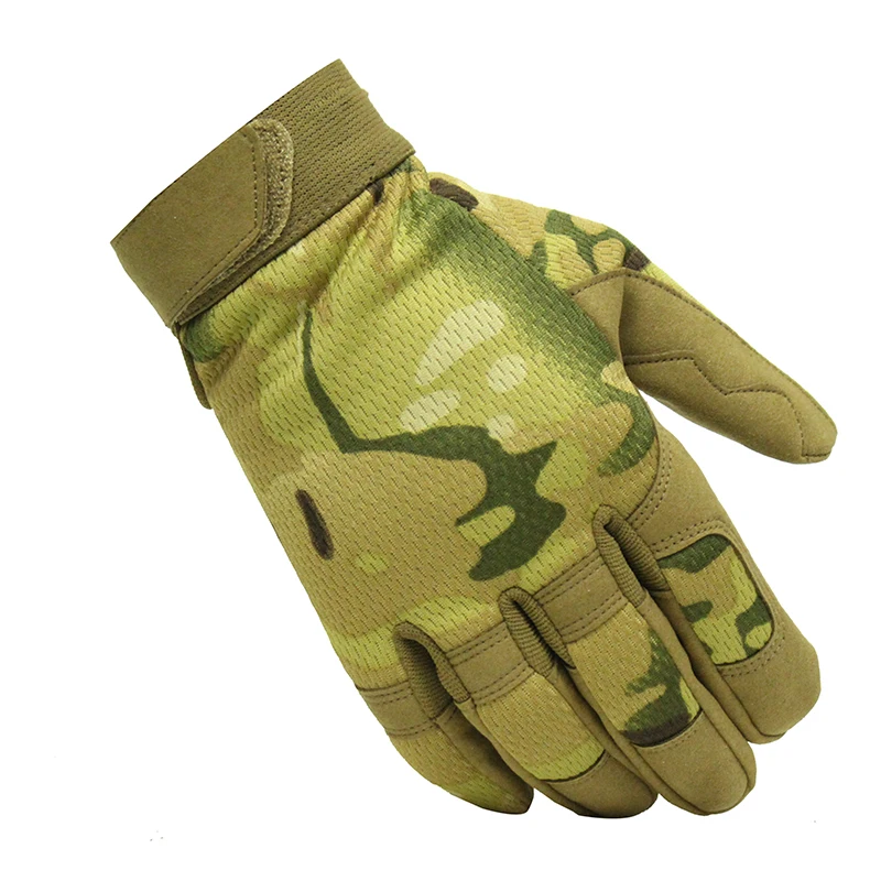 Camouflage CP Армейские камуфляжные зимние тактические перчатки Мужские дышащие Мультикам Пейнтбольные Военные перчатки велосипедные теплые перчатки - Цвет: Camouflage CP