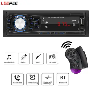 bluetooth usb mp3 player with remote control car radio headunit support auto parts 1 din rca audio subwoofer car stereo fm radio free global shipping