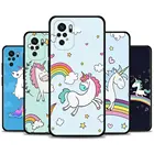 Единорог на радугу для Xiaomi Redmi Note 10 Pro 5G 8 8T 9 9T 9S Мягкий чехол для Redmi 7 7A 8A 9A 9C 9T ТПУ чехол для телефона