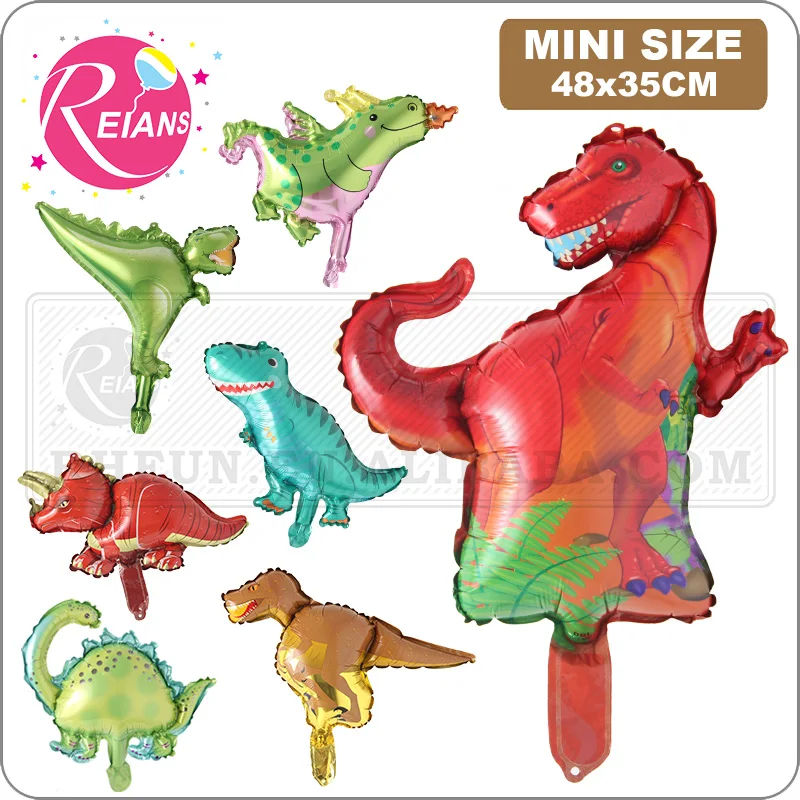 

Мультяшные животные, динозавры, воздушные шары, украшение для дня рождения, детский день рождения, динозавр для вечеринки, тираннозавр рекс, строительные игрушки