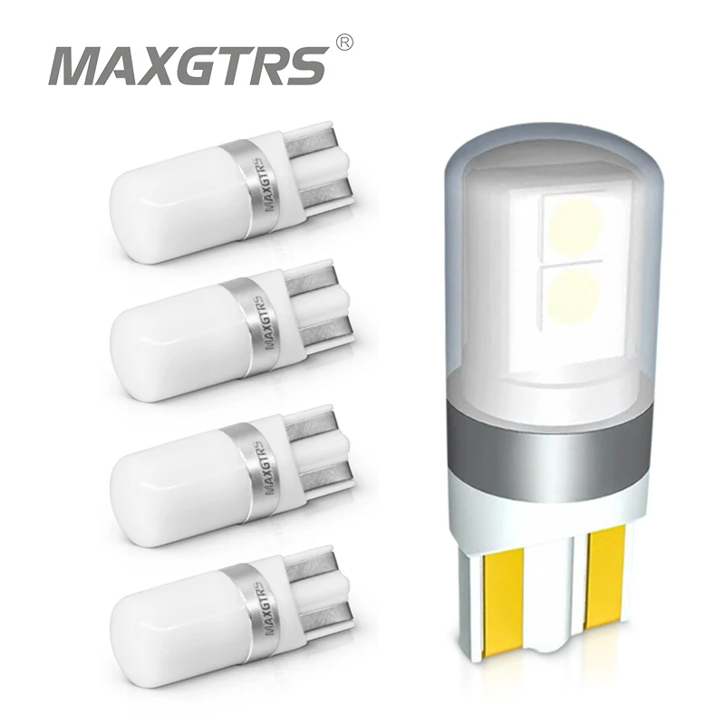 MAXGTRS T10 LED W5W Canbus Светодиодная Лампочка 194 168 3030 DRL автомобильный боковой маркер