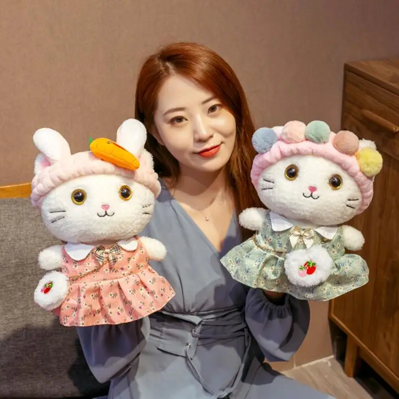 Новинка милый плюшевый Кот лалалафан мягкая плюшевая игрушка с рождественским