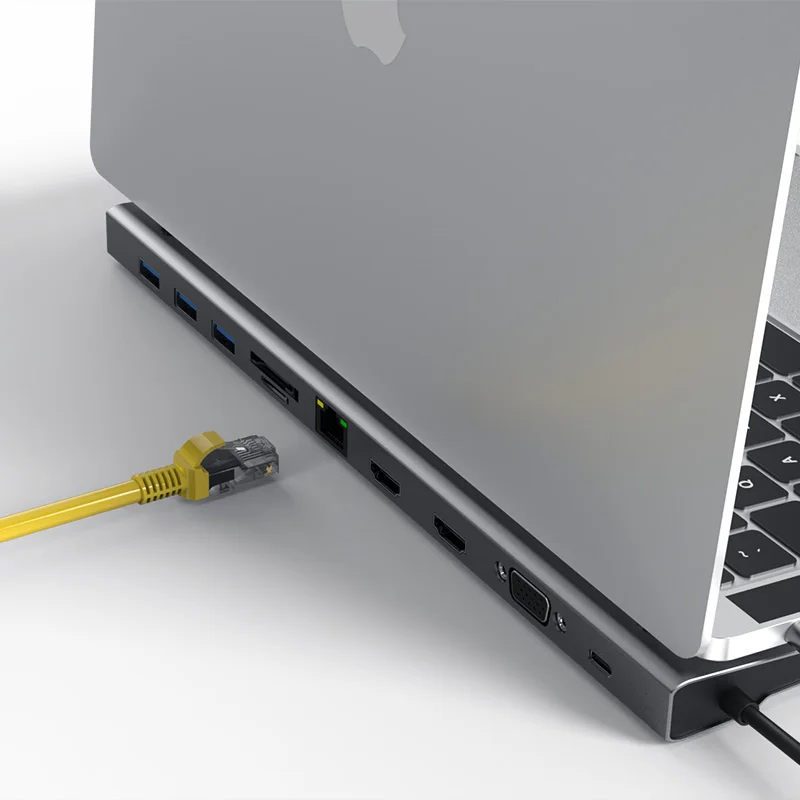 Blueendless концентратор USB Type C для HDMI VGA RJ45 Multi 3 0 сплиттер ноутбука сетевые Кардридеры