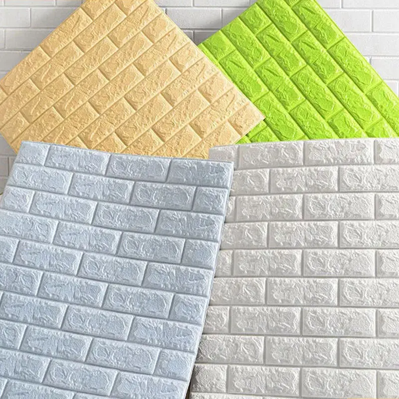 Самоклеящиеся обои 3D клеящиеся с рисунком кирпича для гостиной спальни детской