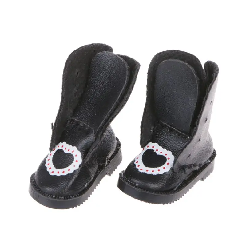 Изысканные ботинки ручной работы в виде сердца для кукол Blythe Doll Shoes 1/6 19QF | Игрушки