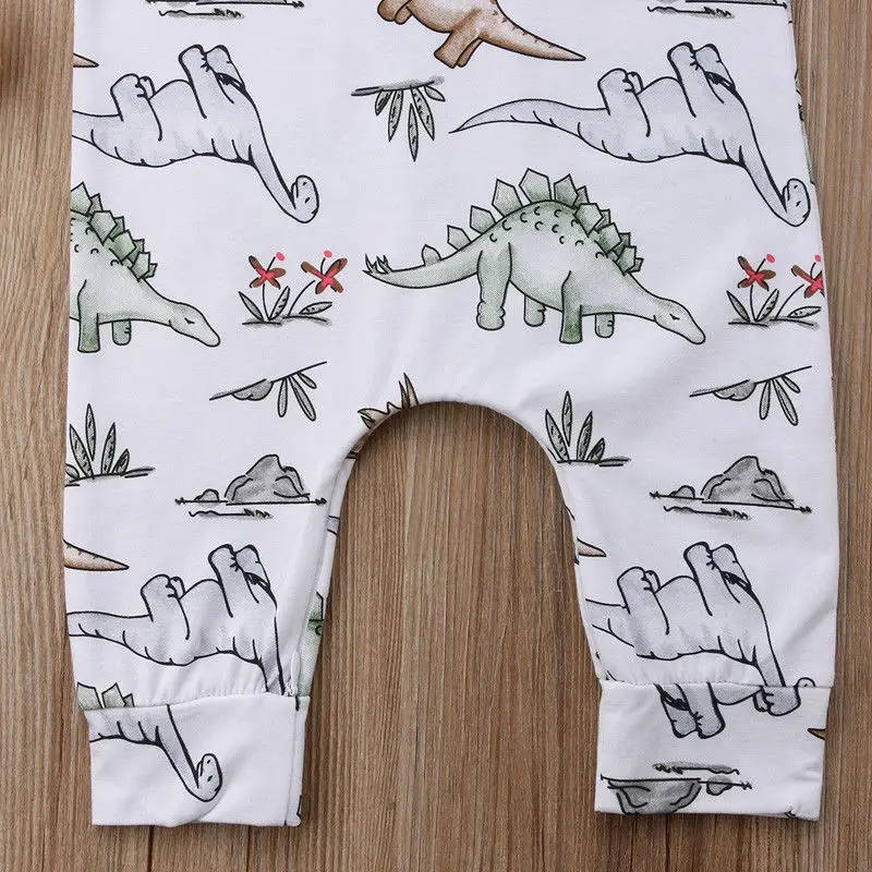 

Baby Boy Girl Dinosaur Romper