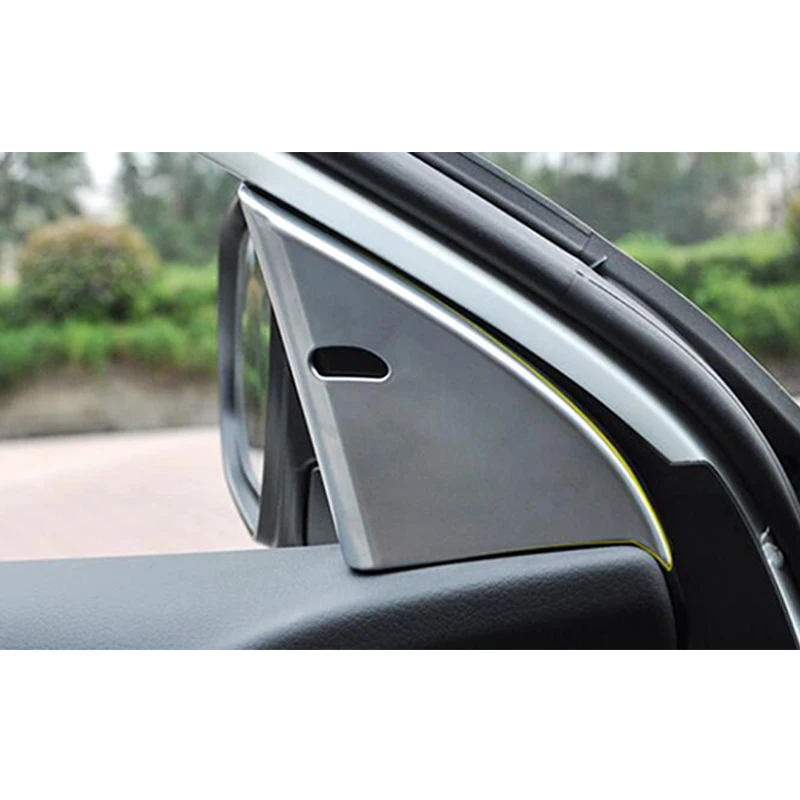 Автоаксессуары ABS хром для Nissan QASHQAI J11 2016-2018: накладки на крылья стойки А, декоративные панели для громкоговорителей, покрытия рожков громкоговорителей в интерьер автомобиля.