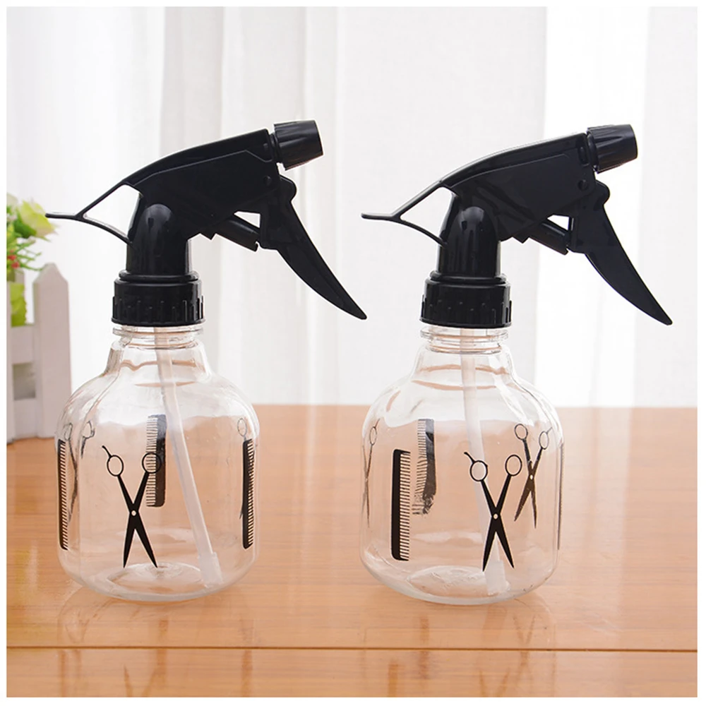

300ml Plastic Hairdressing Spray Bottles Reusable Hair Salon Spray Refillable Bottle Beauty Tool Plant Flowers Spray Accessories