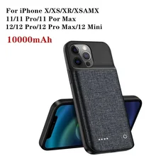 Battery Charger Case For iPhone 11 12 Pro Max 12 Mini Charging Case For iPhone X XR Xs Max external Portable Power Bank charger