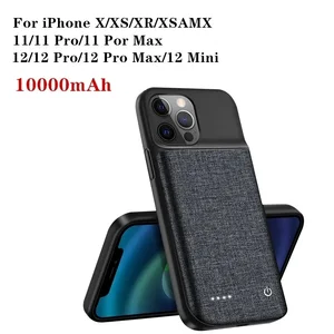 battery charger case for iphone 11 12 pro max 12 mini charging case for iphone x xr xs max external portable power bank charger free global shipping