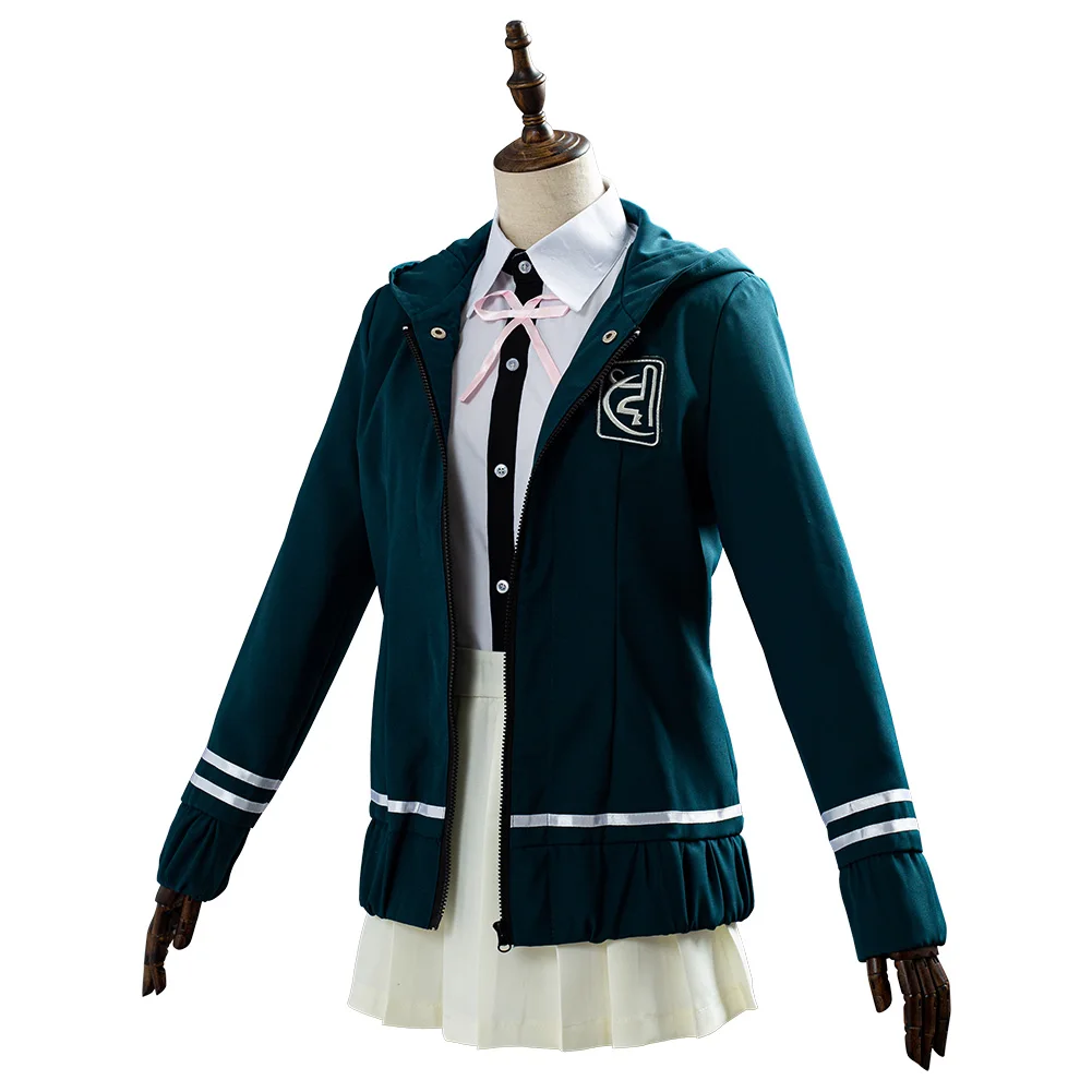 Супер данганронпа Косплей Чиаки Нанами Униформа костюм Женская куртка рубашка