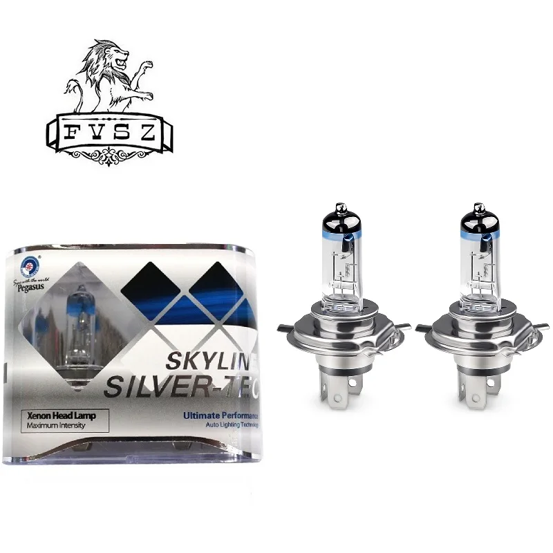 Автомобильные галогенные лампы для фар головного света 2 шт. 9003 H4 55 Вт 4300K HB2