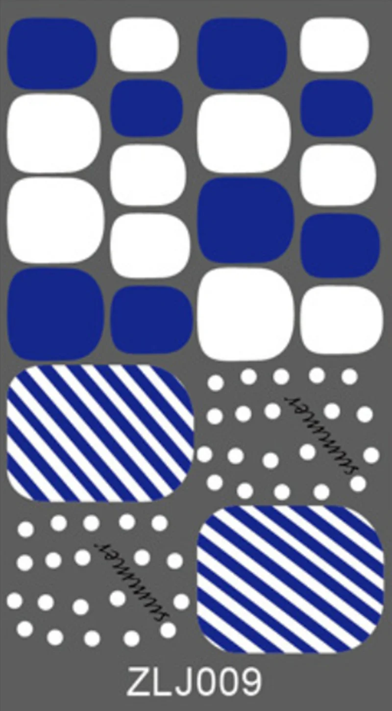 22 Типсы новый стиль лак для ногтей наклейки маникюра фольга самоклеющиеся