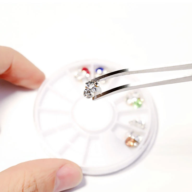 1 шт. пинцет из нержавеющей стали для наращивания ногтей|Принадлежности дизайна