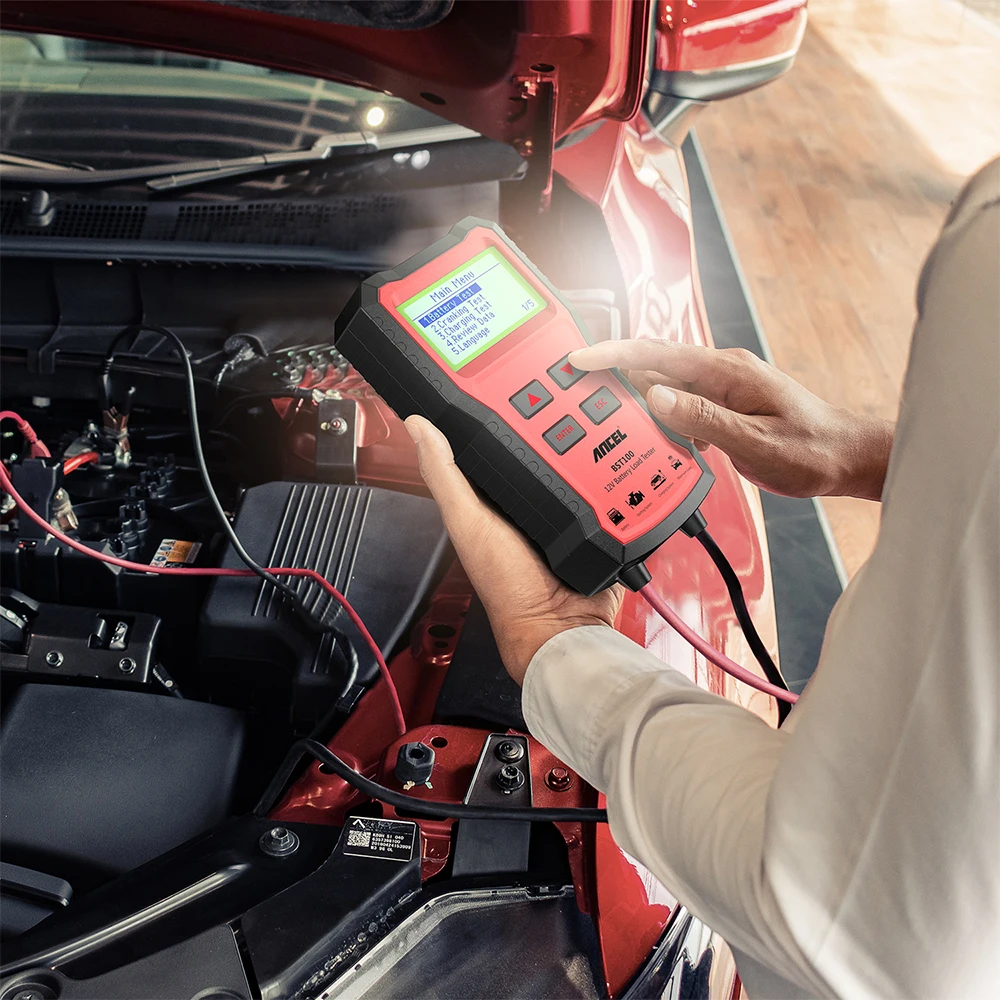Ancel BST100 OBD2 сканер тестер автомобильной батареи система обнаружения для 12V Cell 100