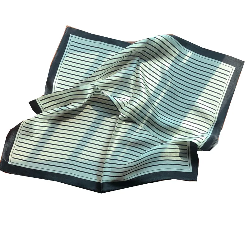 

Women Scarf 100% Real Silk Scarves 2020 Fashion Ladies Foulard Pashmina Shawls And Wraps Soft Bandana Hijab Poncho 53*53cm