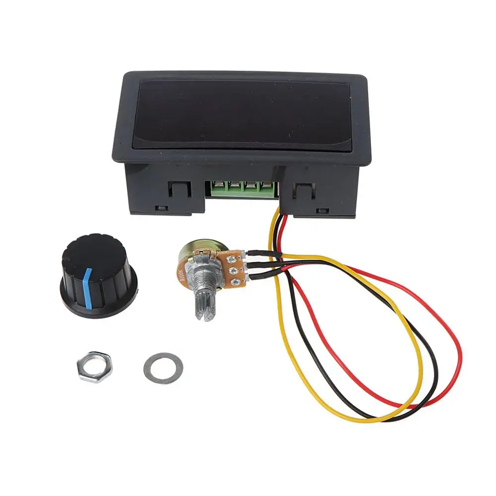 DC 6 30V 12V 24V 15A Max PWM контроллер скорости двигателя с цифровым дисплеем|Контроллер